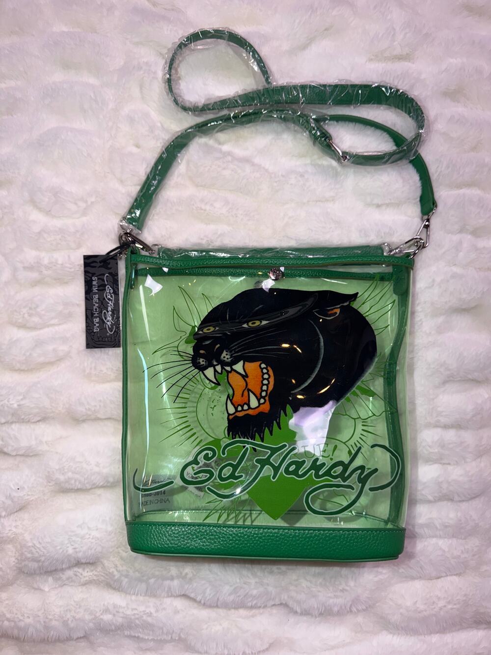 Ed Hardy PVC Beach Bucket Bag